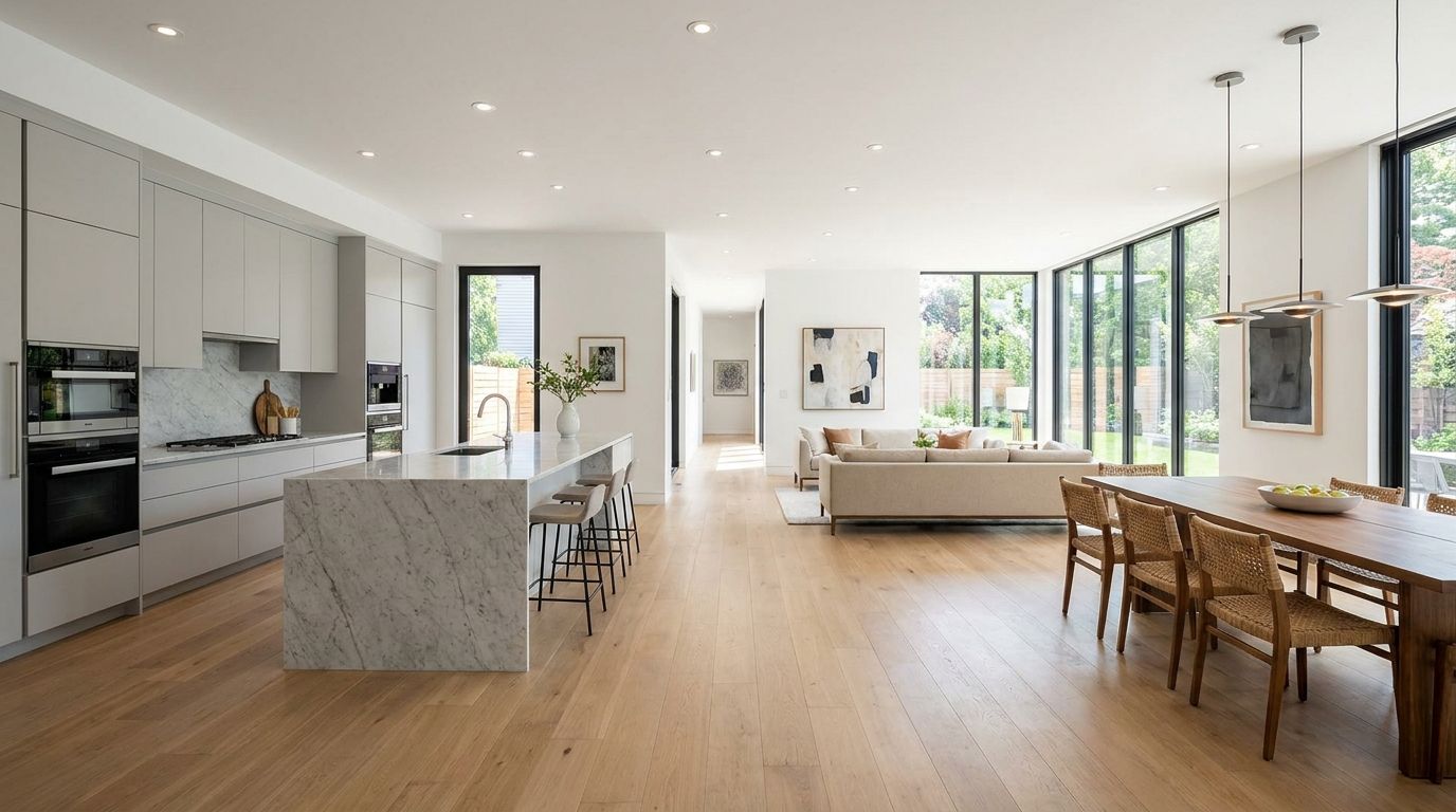 Open-concept main-floor conversion
