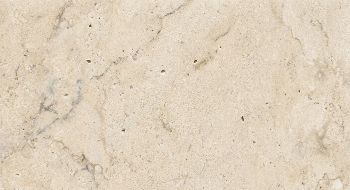 Natural stone tile with organic veining.