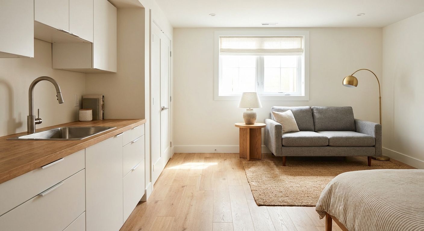In-law unit with kitchenette